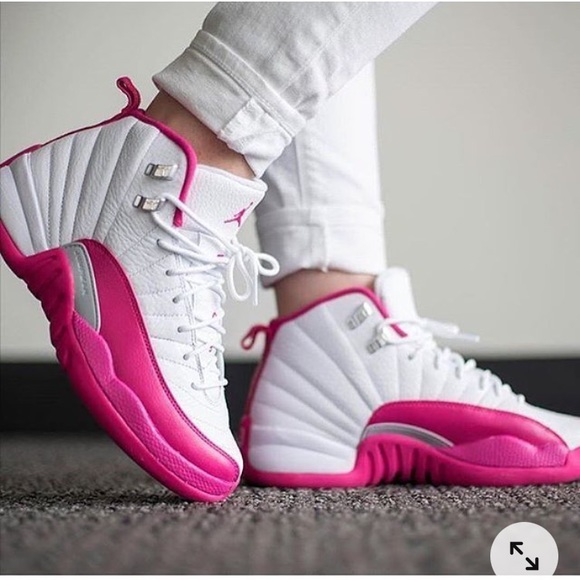 Shoes - Air Jordan 12 Valentine's Day Vivid Pink